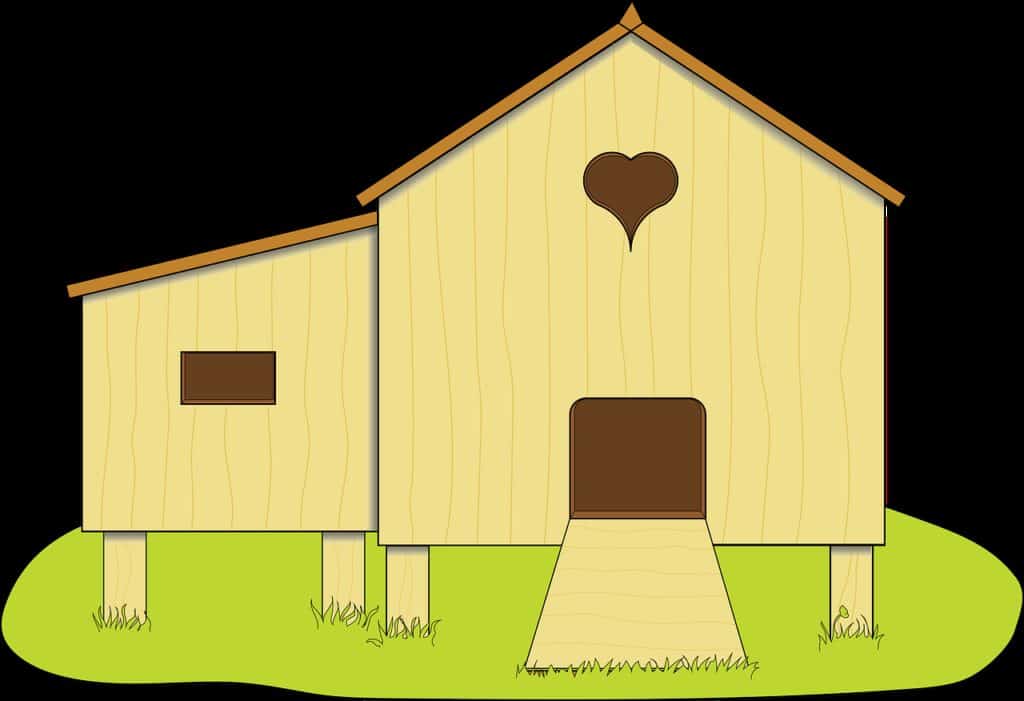 chicken coop, farm, hen